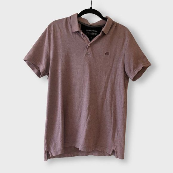 Banana Republic Men's Classic Fit Polo Shirt Elephant Logo - Picture 1 of 4